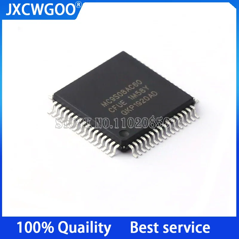 1-5-10PCS MC9S08AC60CFUE MC9S08AC60 QFP-64 singlechip  New Original