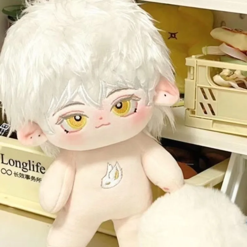 

20CM Anime Light and Night Sariel Plush Dress Up Cotton Doll Cosplay Clothes with Skeleton Plushie Ears Toys for Kids Gifts