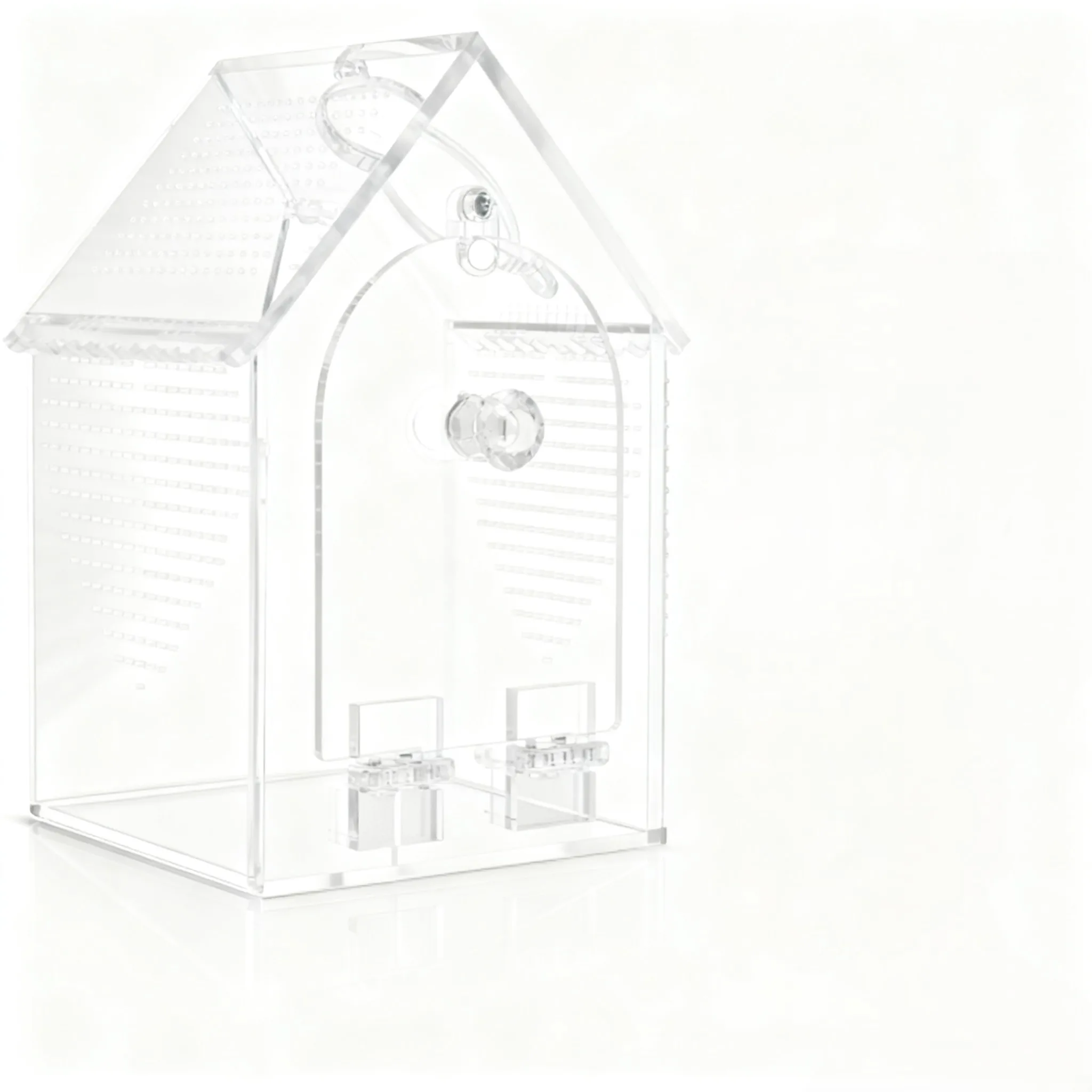 Classroom Observation Tarantula Terrarium Front Opening 5 for L*5 W*8 H Diamond-shaped Handle Single-piece Construction