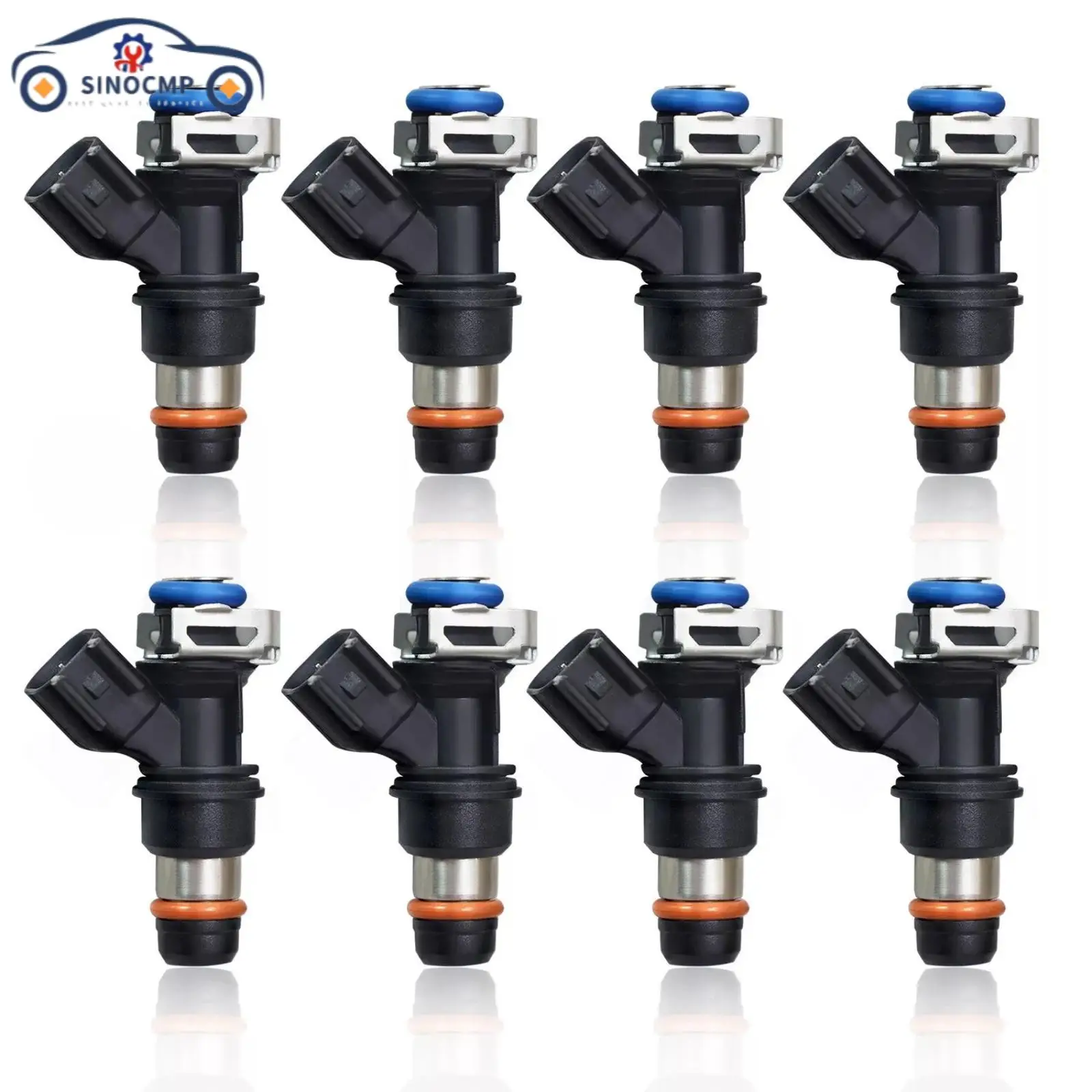 

8 шт. топливные форсунки 12580681 для 04-10 Chevy Silverado GMC 4,8/5,3/6,0 л, система подачи топлива, детали двигателя топливной форсунки