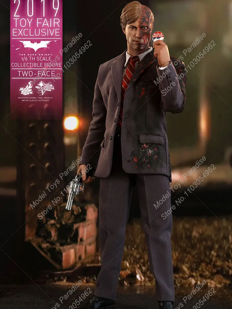 Hot Toys HT MMS546 1/6 Men Soldier The Dark Knight Two Face People Full Set 12inch Action Figure Collectible Toys Gifts