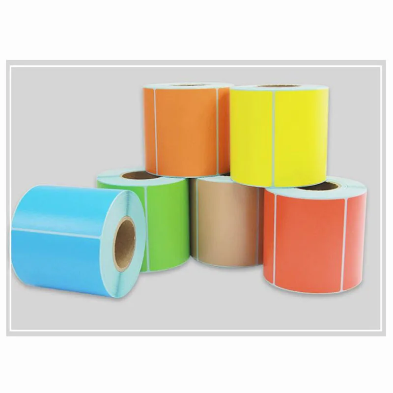 1 Roll 1 Color Thermal Sticker 40*30 20 50 60 70 80 100 Barcode Label Printer Adhesive Paper