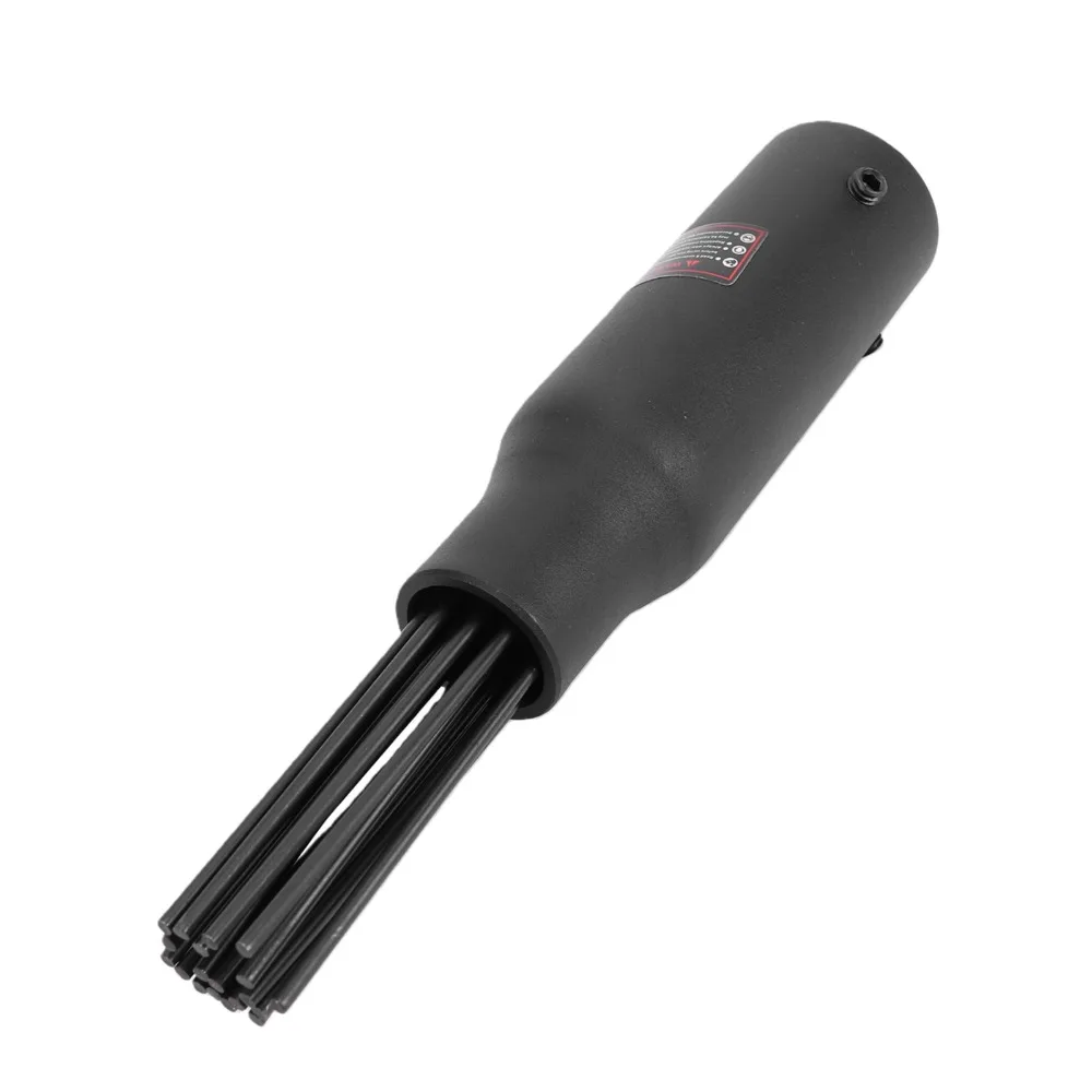 19 Pins Needle Scaler Attachment Hardened Alloy Steel Air Hammer Compatible Descaling Needle Multifunction Head 0.4