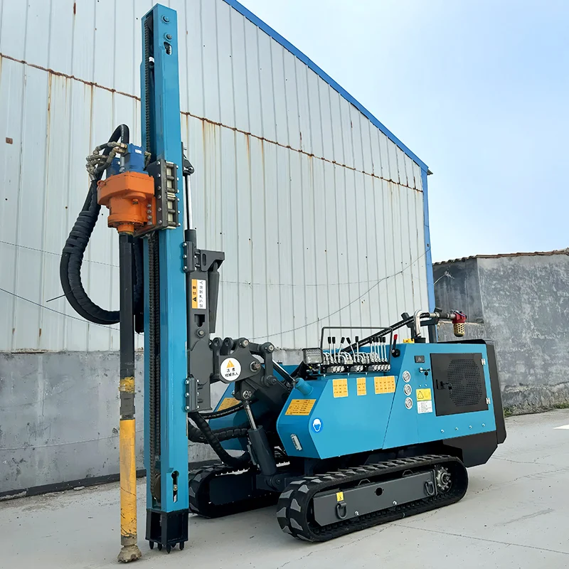 Impianto di perforazione idraulico diesel personalizzato DTH per operazioni di estrazione e estrazione di pozzi aperti Costruito su misura