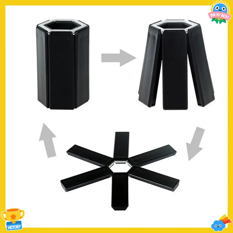 وعاء حصيرة طبق تحديد الموقع كوستر للطي العزل الحراري ارتفاع درجة الحرارة الأواني والمقالي أدوات المطبخ #2