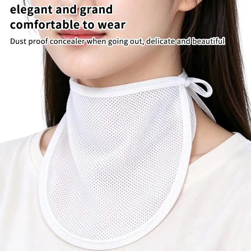 【WA】1Pcs Trachea Guard Neck Stoma Protector Dust-Proof Cover Tracheostomy Doubles Layer Breathable Adjustable Neck Trachea Cover