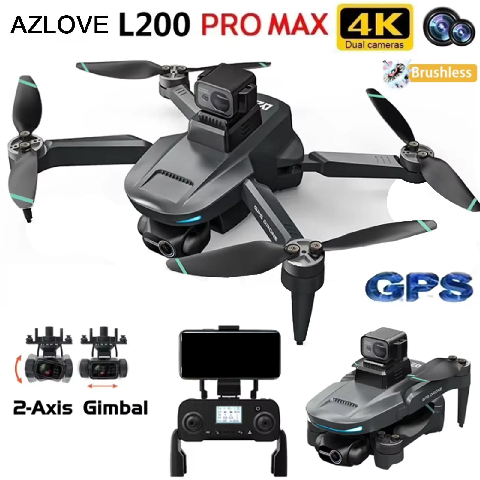 Drone Kit Professional - طائرة بدون طيار L200 PRO MAX