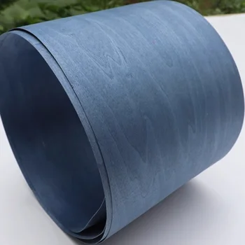 Mavi akçaağaç ahşap kaplama L: 2.5metersx200x0.5mm akçaağaç saf katı ahşap kaplama egzotik kaplama, boyalı ahşap kaplama levhaları