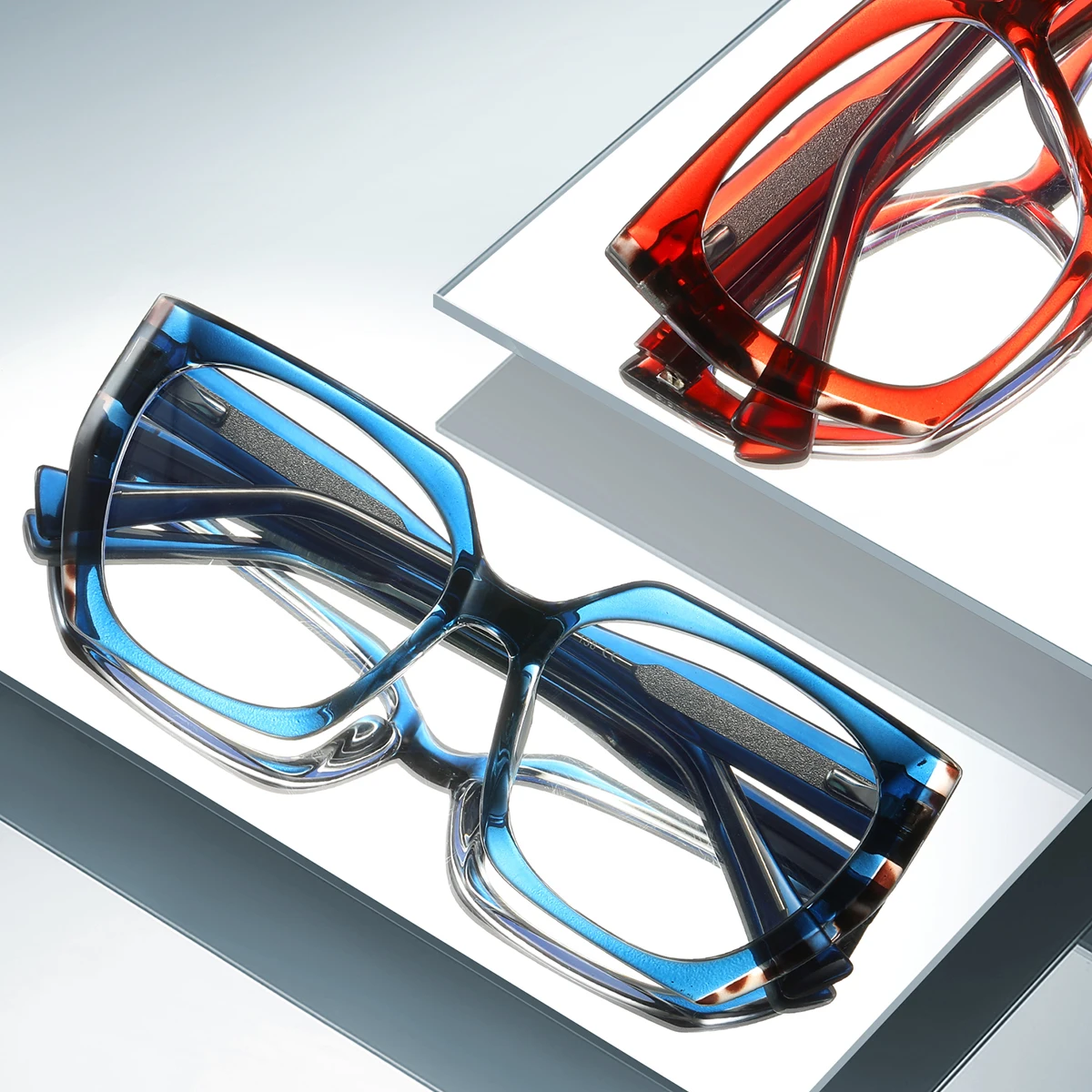 JMISUS 2025 New Arrivals Square Myopia Prescription Glasses Woman High-quality TR90 Polygon Optical Eyeglasses