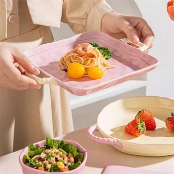 सिरेमिक सलाद प्लेटें - 12 इंच, सुशी, ऐपेटाइज़र, केक, रसोई सजावट के लिए चीनी मिट्टी की प्लेटें 8 best sales प्लेटें सिरेमिक - №8