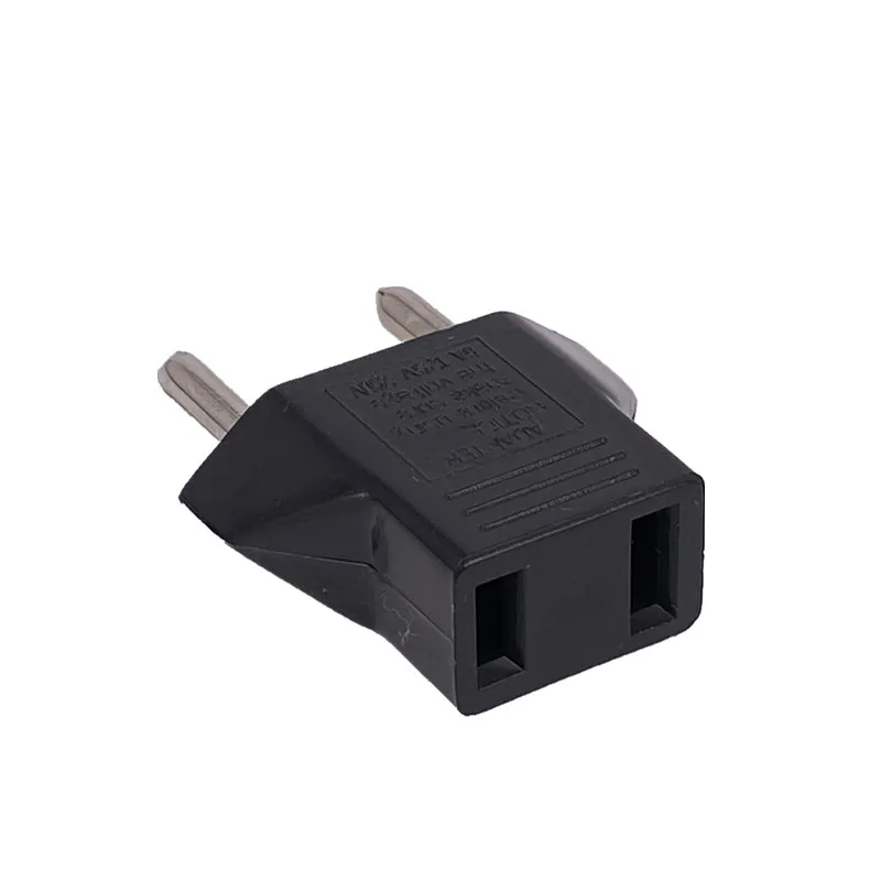 Adaptateur de prise US vers EU CN, 1 pièce, adaptateur de voyage chinois vers Euro EU, convertisseur
