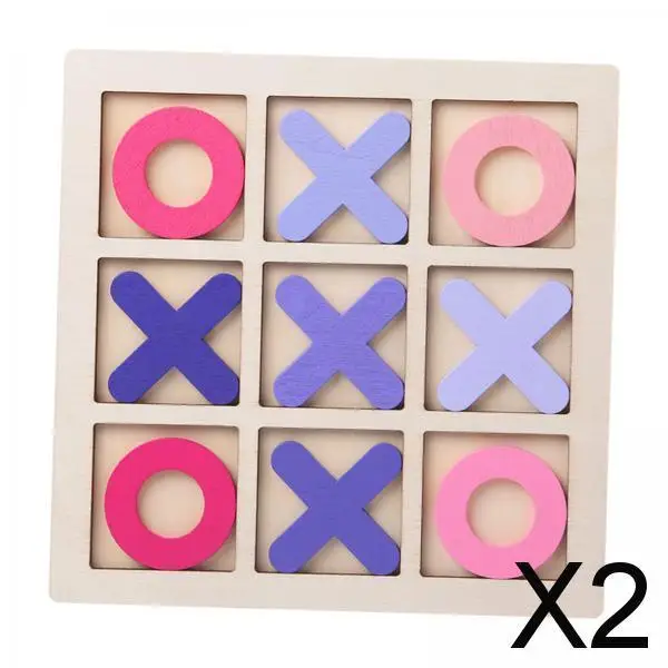 

Настольная игра xTic TAC Toe XO, шахматная настольная игра для детей и взрослых, для помещений и улицы, розового цвета