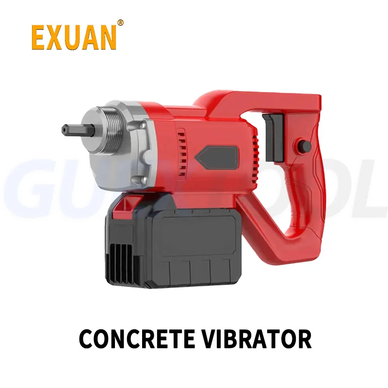 Concrete Vibrator Handheld Vibrator Rechargeable Cement Vibrator 6-speed Adjustable Speed Vibrator High Frequency Concrete Vibra