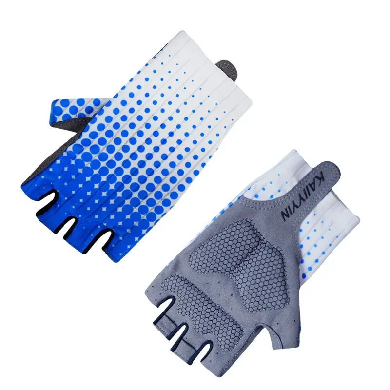 Neue Pro Aero allmähliche Polka Dot Fahrrad handschuhe rutsch feste Anti-Schock Anti-Vibration Outdoor-Fahrrad handschuhe Männer Frauen Guantes Ciclismo