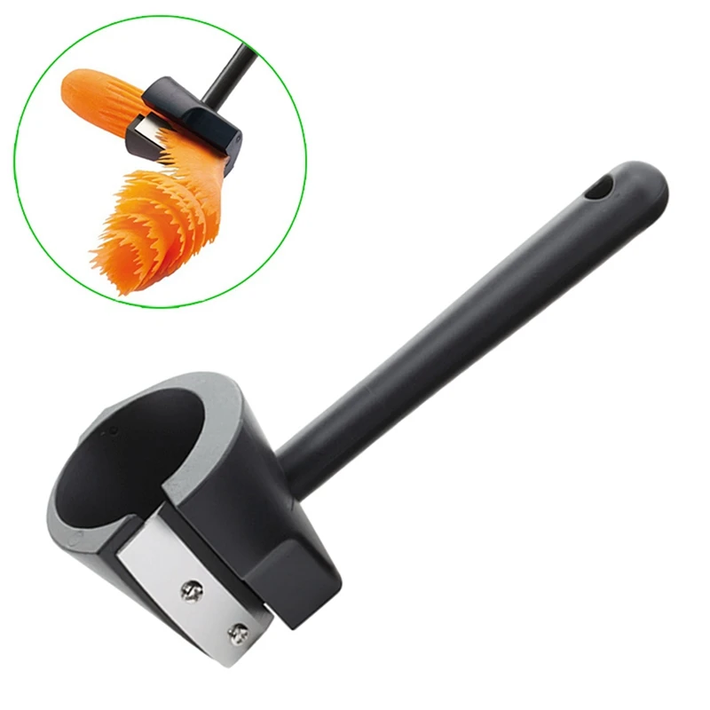 2X Multifunctional Cucumber Carrot Curler Sharpener Spiral Grater Peeler Slicer Grater Vegetable Planer Kitchen Helper image 3