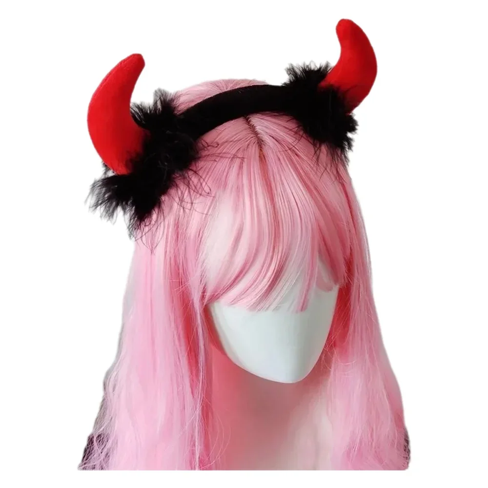 

Повязка на голову с рогом маленького дьявола на Хэллоуин, украшение для костюма на Хэллоуин, головные уборы, забавный реквизит для ролевых игр, шиньон «Маленькая ведьма»