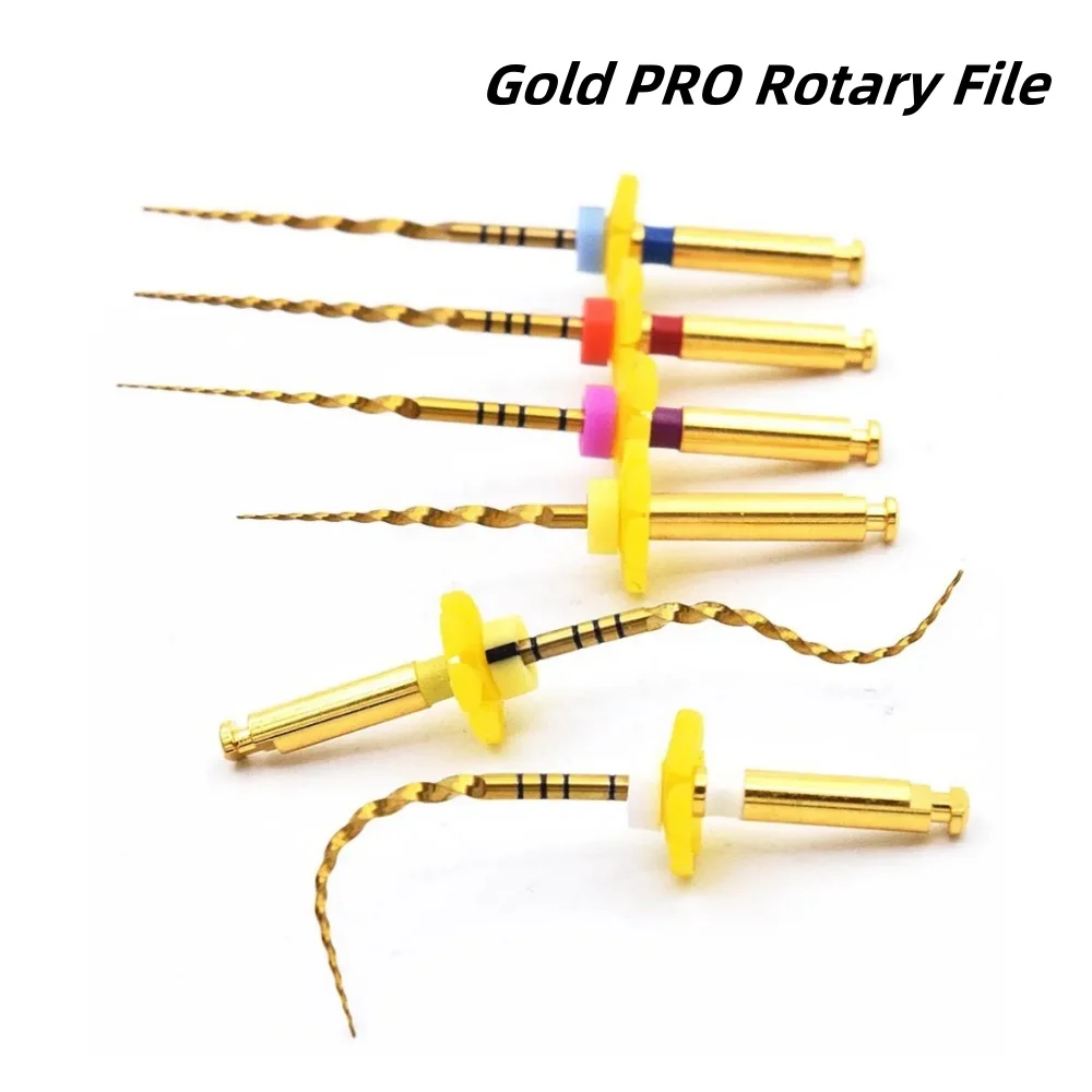 

Glin dental instrument GOLD hand files endo rotary endodontic files 21 25mm dental endo motor files instrument SX-F3