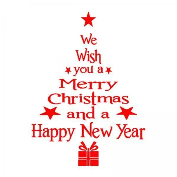 Xmas Holiday Window Sticker 2023 Christmas Cling Premium PVC Interior Ornaments Glass Wall Decal for Party Home Office