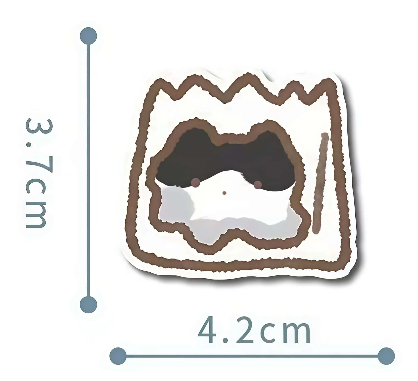 48 قطعة من ملصقات القطط Kawaii، شارات كرتونية لطيفة على شكل قطة مع أوضاع مختلفة لديي والمجلة وديكور الهدايا #2