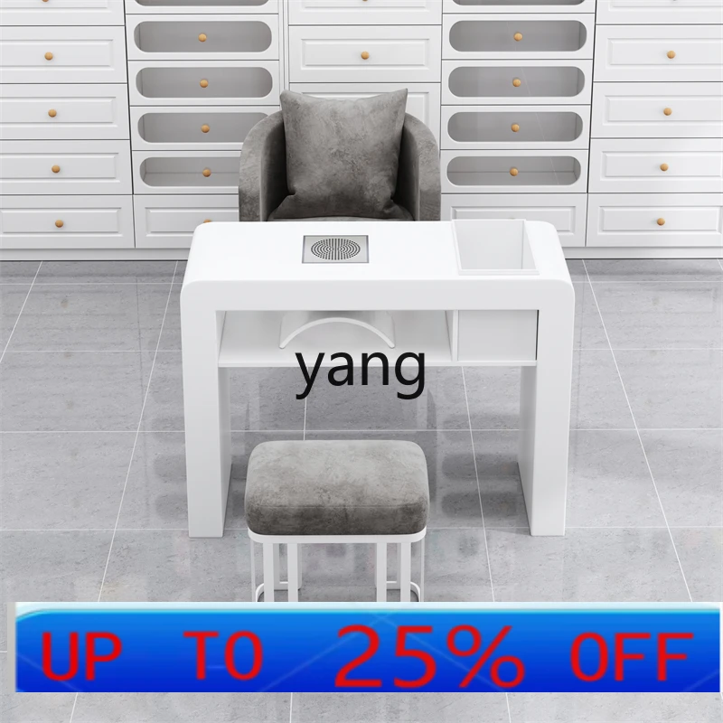 LTT Simple Single Double Three-Person Nail-Beautification Table Manicure Table Drawer Storage Vacuum Cleaner Paint