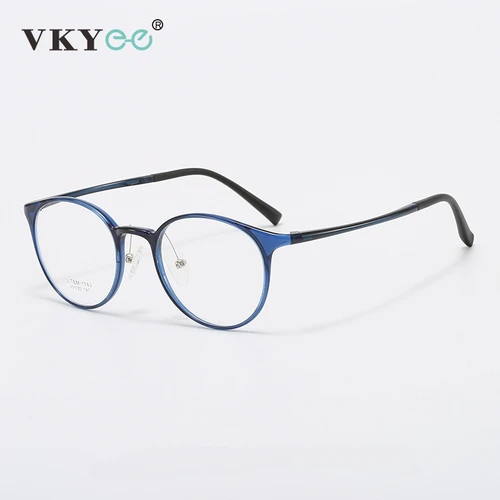 Imagen 2 del producto VICKY, gafas redondas clásicas ultraligeras Ultem antiluz azul para ordenador, gafas de lectura graduadas personalizadas para mujer 1143