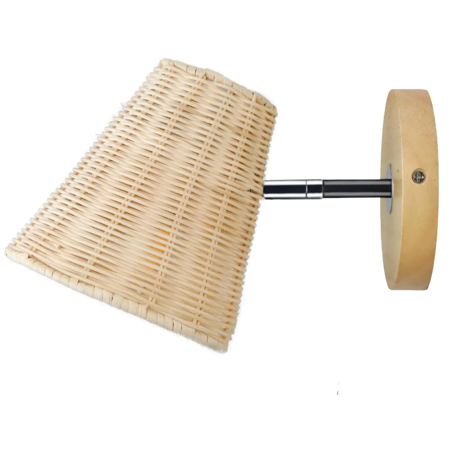 

Rattan Wall Sconce Bedside Lamp Fixture Wall Lamp Wall Mount Handmade Pendant Lights for Aisle Cafe Hotel Hallway Living Room