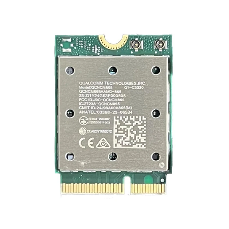 Wifi7 Tri Band QCNCM865 Bluetooth 5.4 Wireless Wifi Card Tri Band 2.4G/5G/6Ghz Network Wireless Adapter For Win11