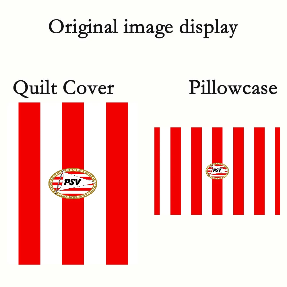 PSV Bear Cover Double Comforter Bedding Sets Bedding Set Duvet E-eindhovens FC Cover Queen Comforter Sets Quilt Pillowcase Club