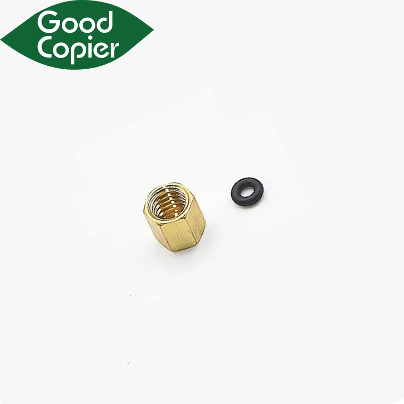 10PCS Copper Nut O Ring Screw Ink Damper Dumper tube hose pipe For DX4 DX5 DX7 5113 4720 XP600 TX800 Printhead Printer Plotter