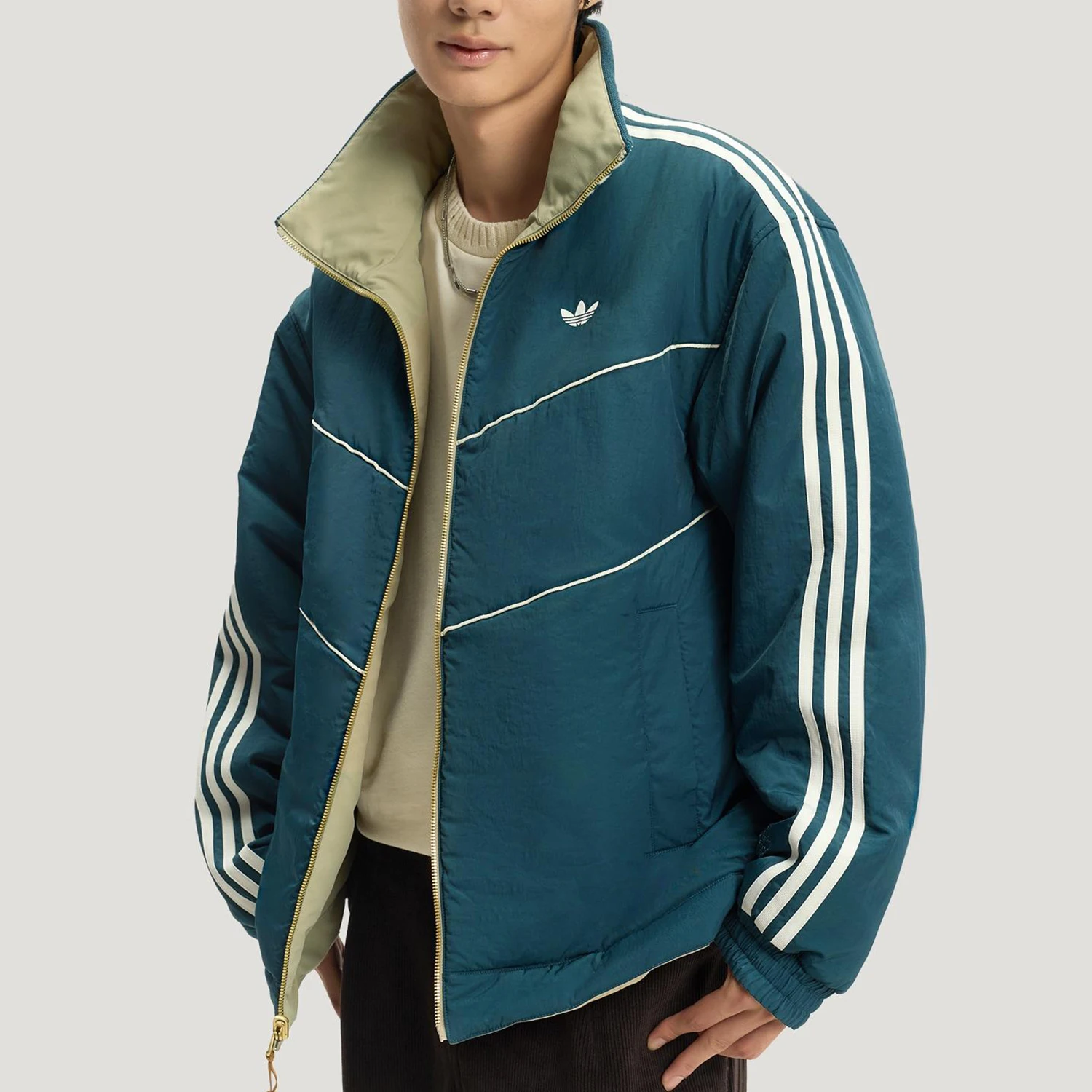 Adidas genuine clover men's re - Retro Gaming Jacket ulasan dan harga