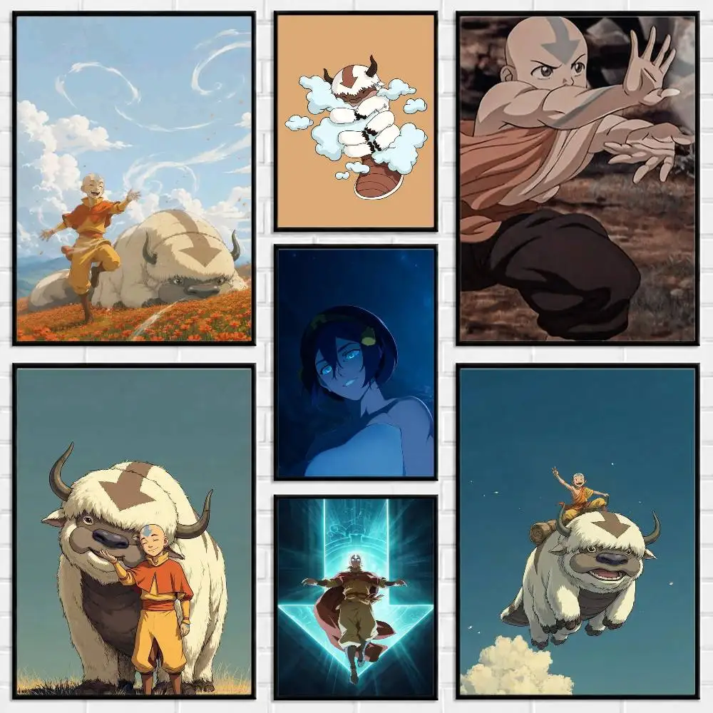Avatar The Last A-Airbender Poster Versatile HD Waterproof Wall Art Self-Adhesive Decor for Any Space Ideal Gift
