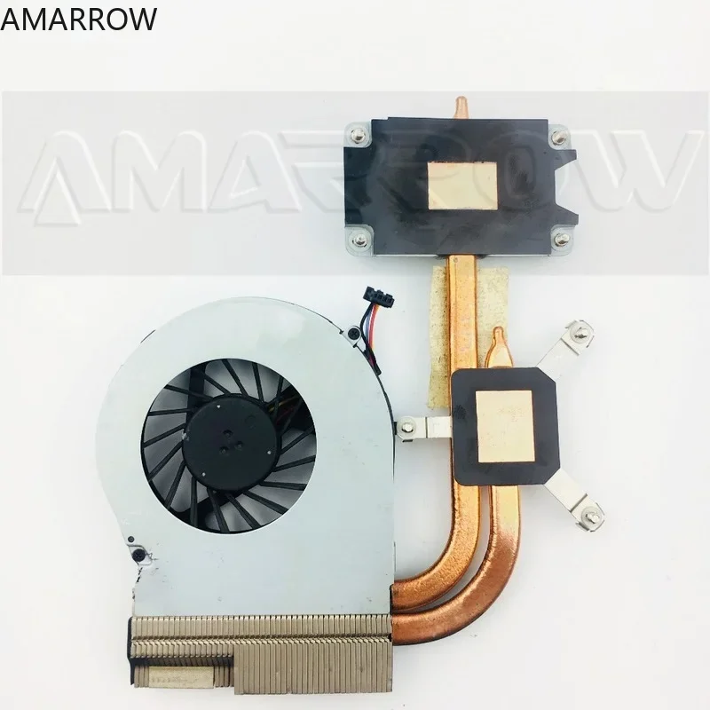 Oryginał dla HP pavilion G4 G6 G7 G4-2000 G6-2000 radiator chłodzący z wentylatorem dla AMD 712114 -001 Naprawiono procesor