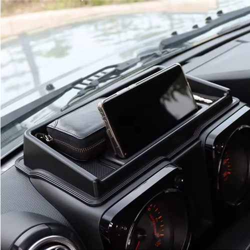 Imagen 2 del producto Bandeja de caja de almacenamiento para reposabrazos de coche, accesorios organizadores de consola central para Suzuki Jimny JB64 JB74 2019-2025