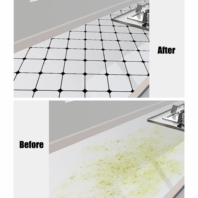 40cm Adhesive Wall Wallpaper High Temperature Resistance Cooking Bench Kitchen Waterproof and Oil Resistant Range Hood Sticker