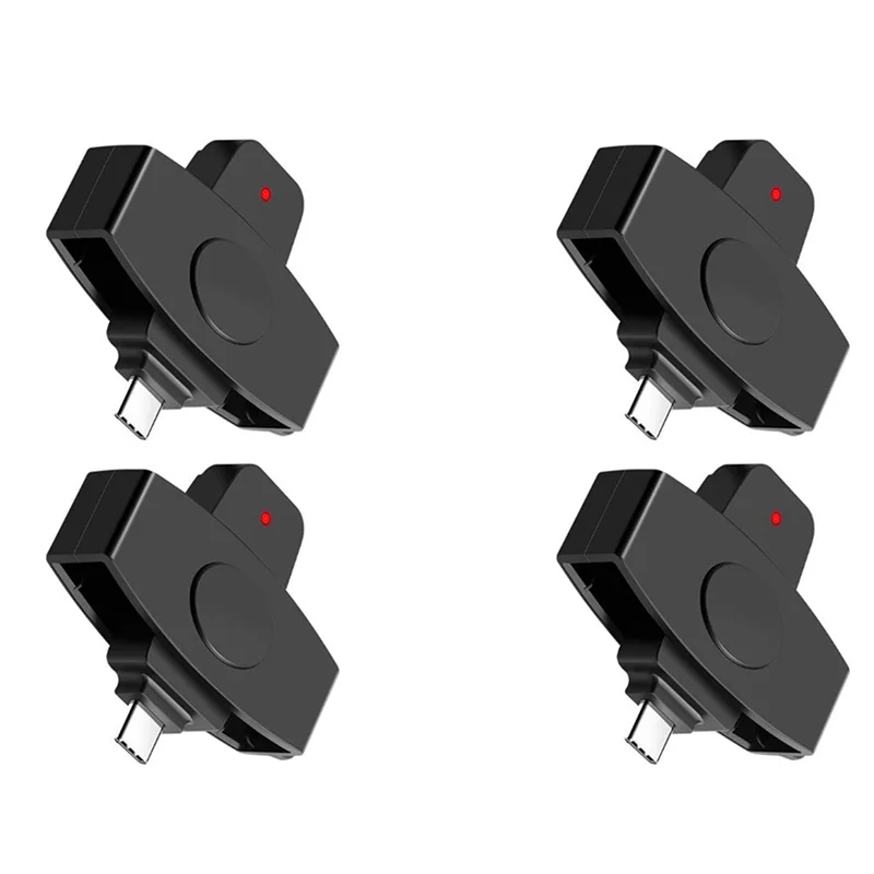 A29F-4X CSCR3 Smart CAC Card Reader Type-C Bank Tax Declaration SIM Card/IC Card ID Card Reader