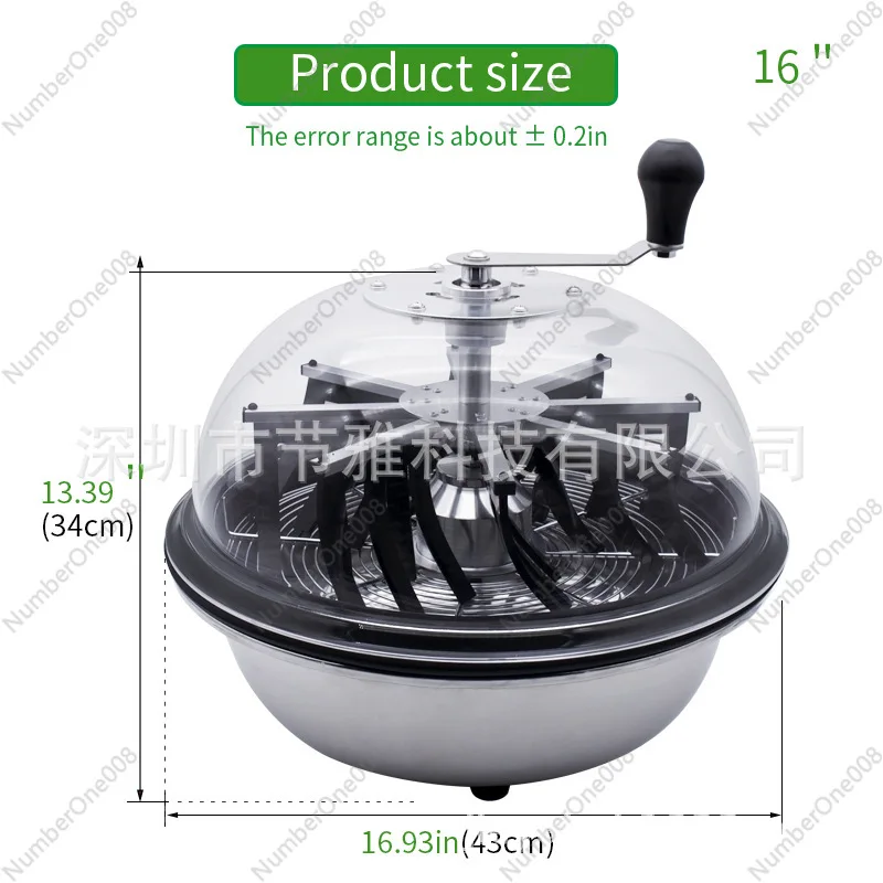 Bowl Leaf Trimmer Machine, Hydroponic Rotary Cutter for Plant Bud Trimming, Efficient Time Saving Garden Tool