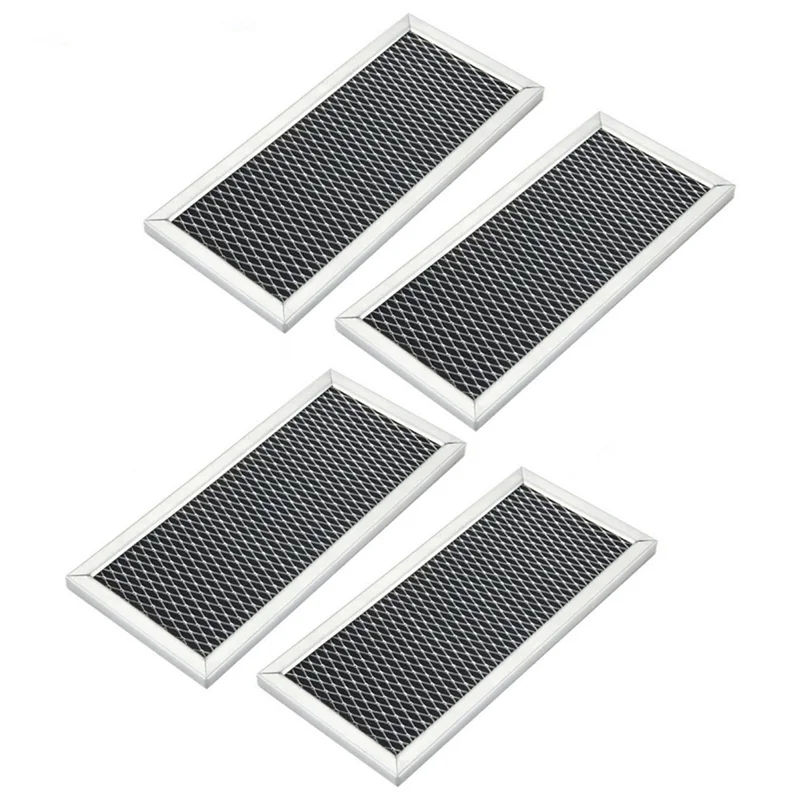 

~【IN Stock】4PCS Microwave Charcoal Filter Replacement For GE JX81A WB02X9883 Microwave Filter For Kitchen Air Carbon Filter