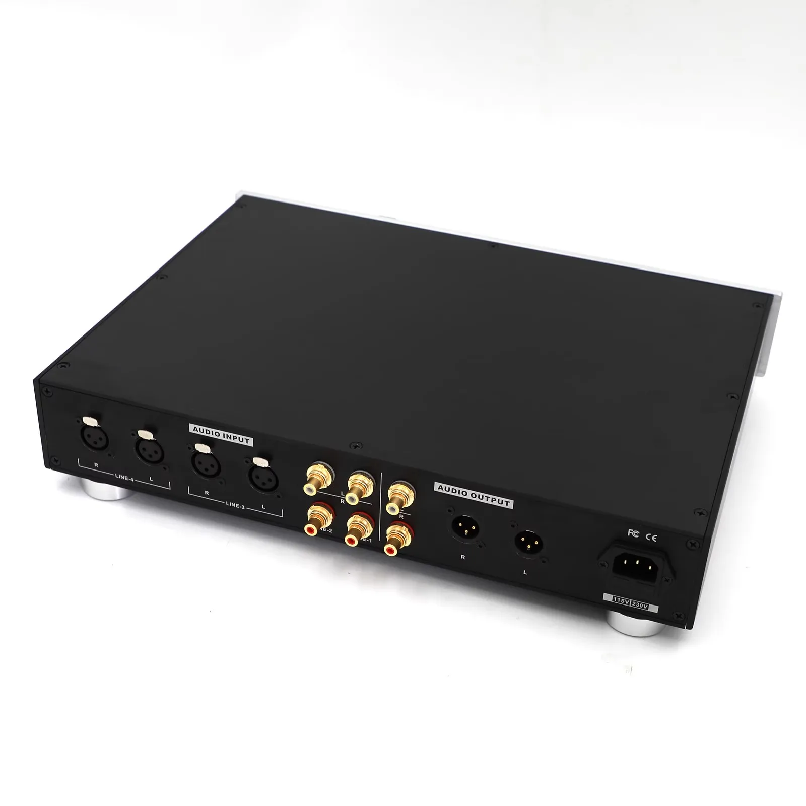 HIFI PASS P17 MOSFET Zrównoważony przedwzmacniacz klasy A oparty na obwodzie PASS 1.7 z pilotem