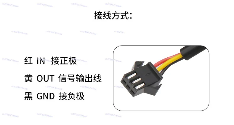 4 أنابيب تدفق متر الفولاذ المقاوم للصدأ الاستشعار تدفق المياه سخان المياه تدفق الاستشعار التوربينات B1 الفولاذ المقاوم للصدأ الأسنان #3