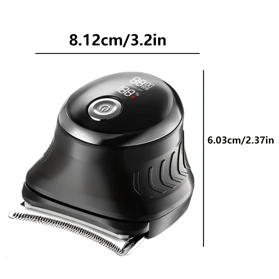 Professional Hair Clipper for Men IPX7 Waterproof 2 Speed Cordless Rechargeable Hair Trimmer 1.5-12mm Guide Comb Self Cut Gift