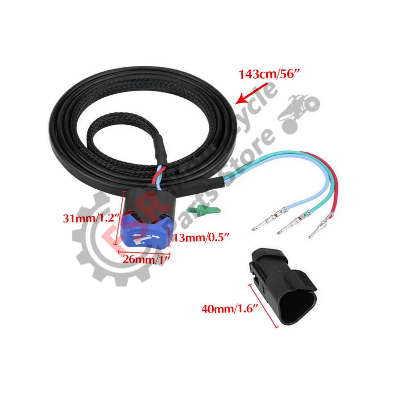 Lift, tilt and trim switch for outboard motors, Bombardier Johnson BRP 5006358