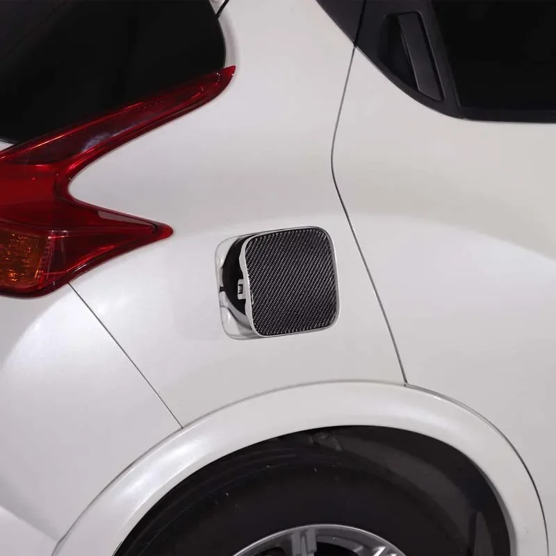 For Nissan JUKE Infiniti ESQ 2011-2019 Soft Carbon Fiber Car Fuel Tank Cap Panel Cover Trim Sticker Car Accessories