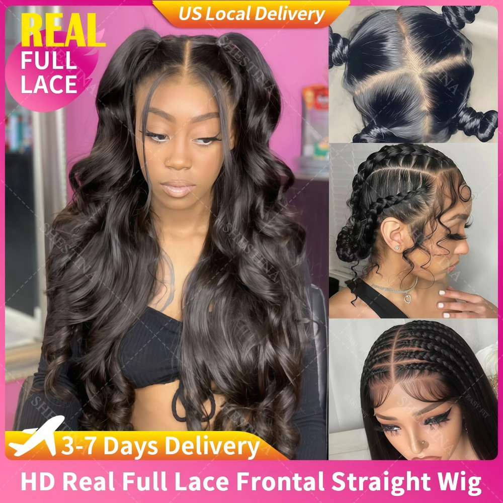 

Snug Fit Melt Skin Real HD Lace Body Wave Парик Необработанные человеческие волосы Скрытый шнурок 360 Кружевные парики Можно хвост 13x4 Кружевной бесклеевой парик