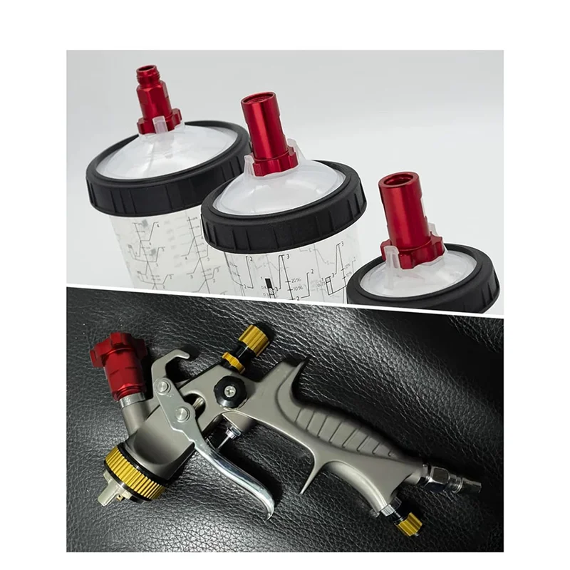 ABHI-Paintgun Cup Adapter Parts For GFG TTS TT, External Adapter Thread Size 16Mm Pitch 1.5Mm