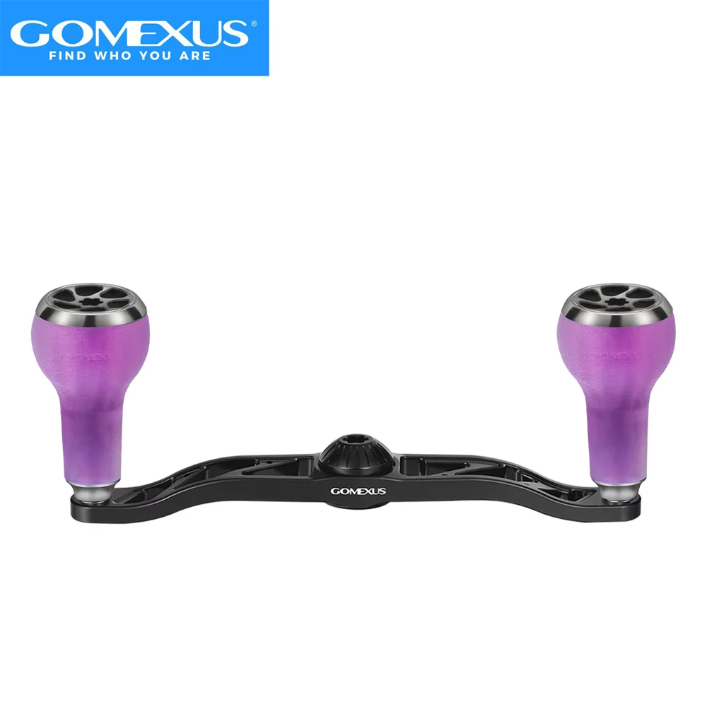 Mango de carrete Gomexus, perilla TPE que cambia de Color de 100mm para Shimano Bantam Metanium 13, pesca Daiwa Steez Abu Garcia Okuma Baitcaster