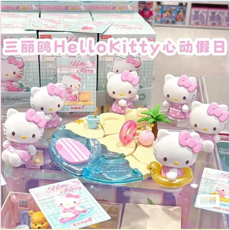 

Новая мобильная согревающая праздничная серия «Hello Kitty», слепая коробка, креативные аксессуары с героями мультфильмов, украшения для девочек, подарок на день рождения в форме сердца