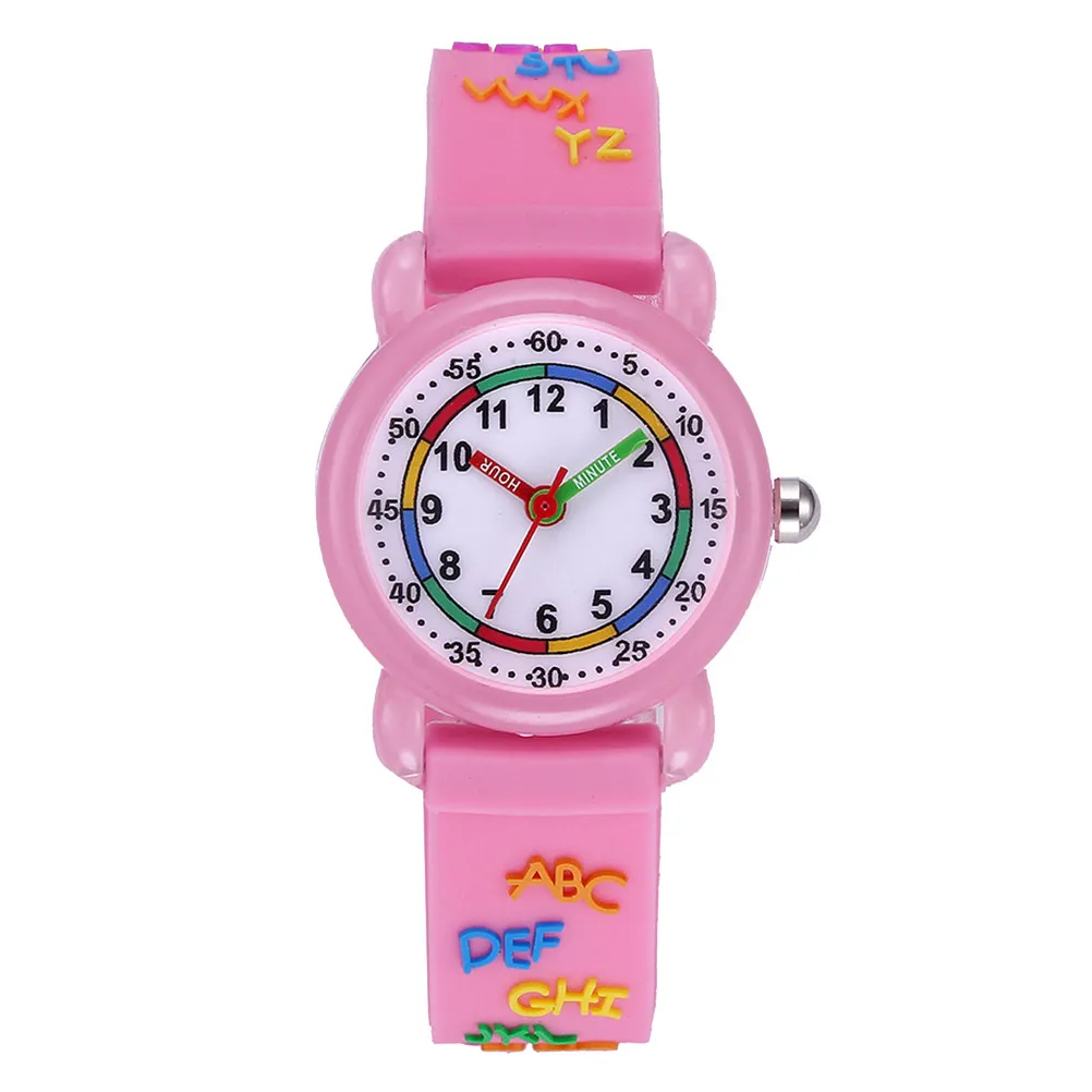 Lovely 3D Cartoon Watch Waterproof Wristwatch Quartz Watch Casual Cute Wristwatch Lovely Wristwatch,