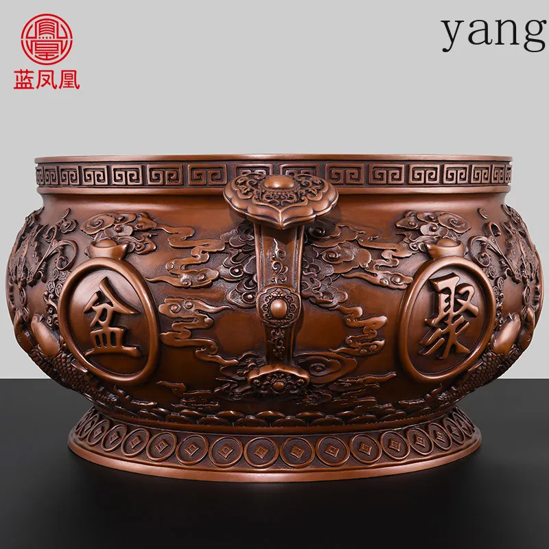 cx copper cornucopia ornament pure copper Bafanglai cornucopia solid