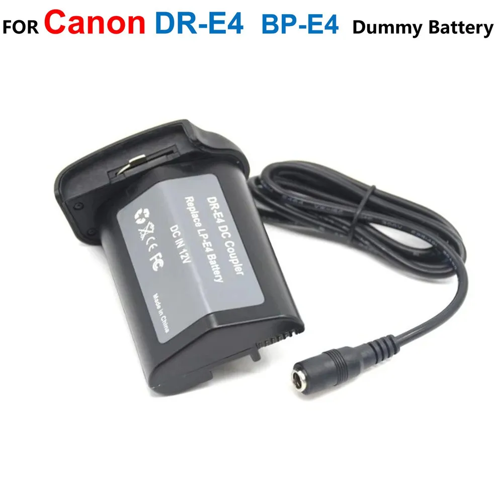 

DR-E4 DC Coupler LP-E19 LP-E4 LP E19 LP E4 Fake Battery For Canon EOS 1DC 1D X 1D Mark III 1D Mark IV 1Ds Mark III Camrea