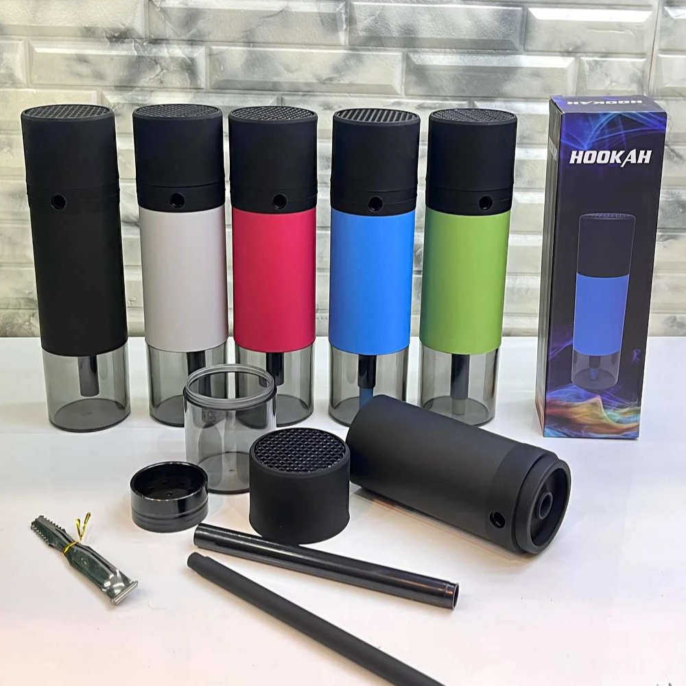 Acrylic Hookah Shisha Pipes Smoking Grass Tobacco Bowl Cigarette Holder Portable Narguile Complete for Travel Hookah in The Car